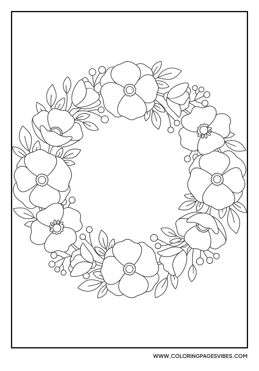 Poppy Wreath