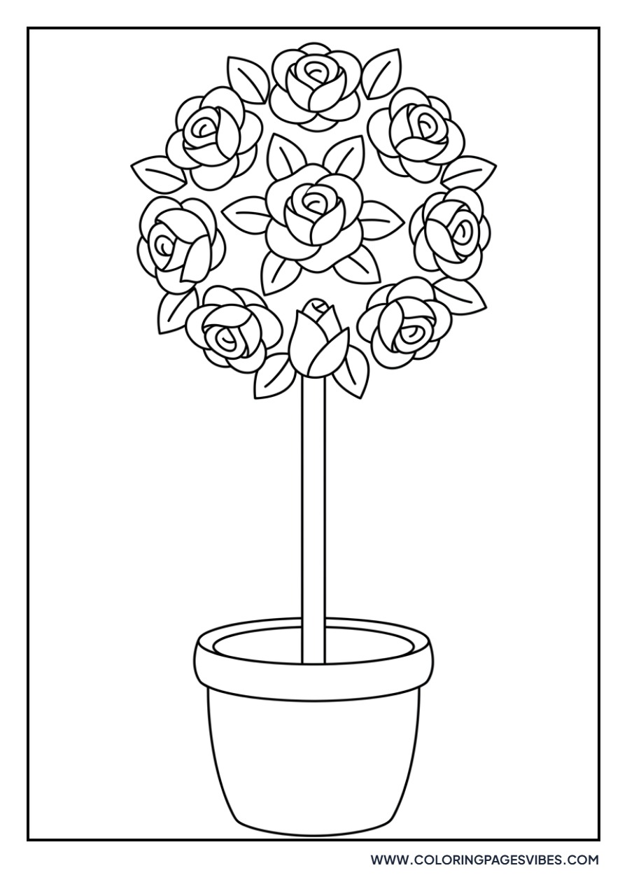 Miniature Rose Tree