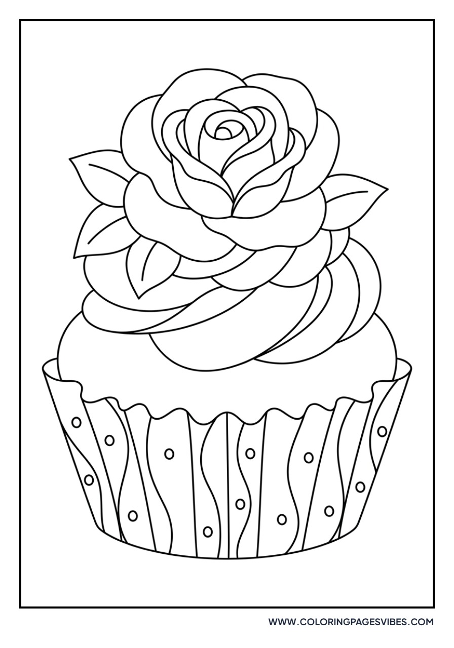 Rose and Cupcake