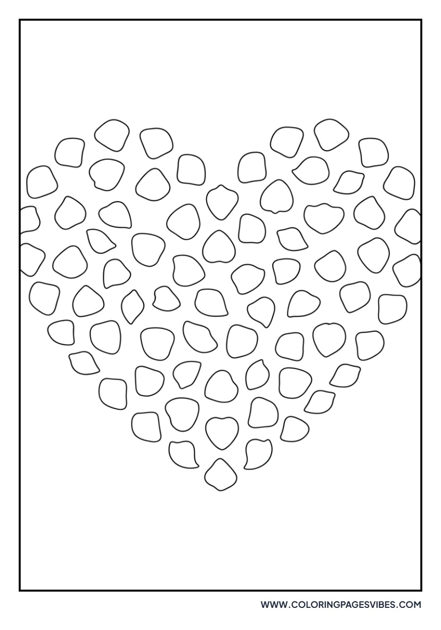 Rose Petal Heart