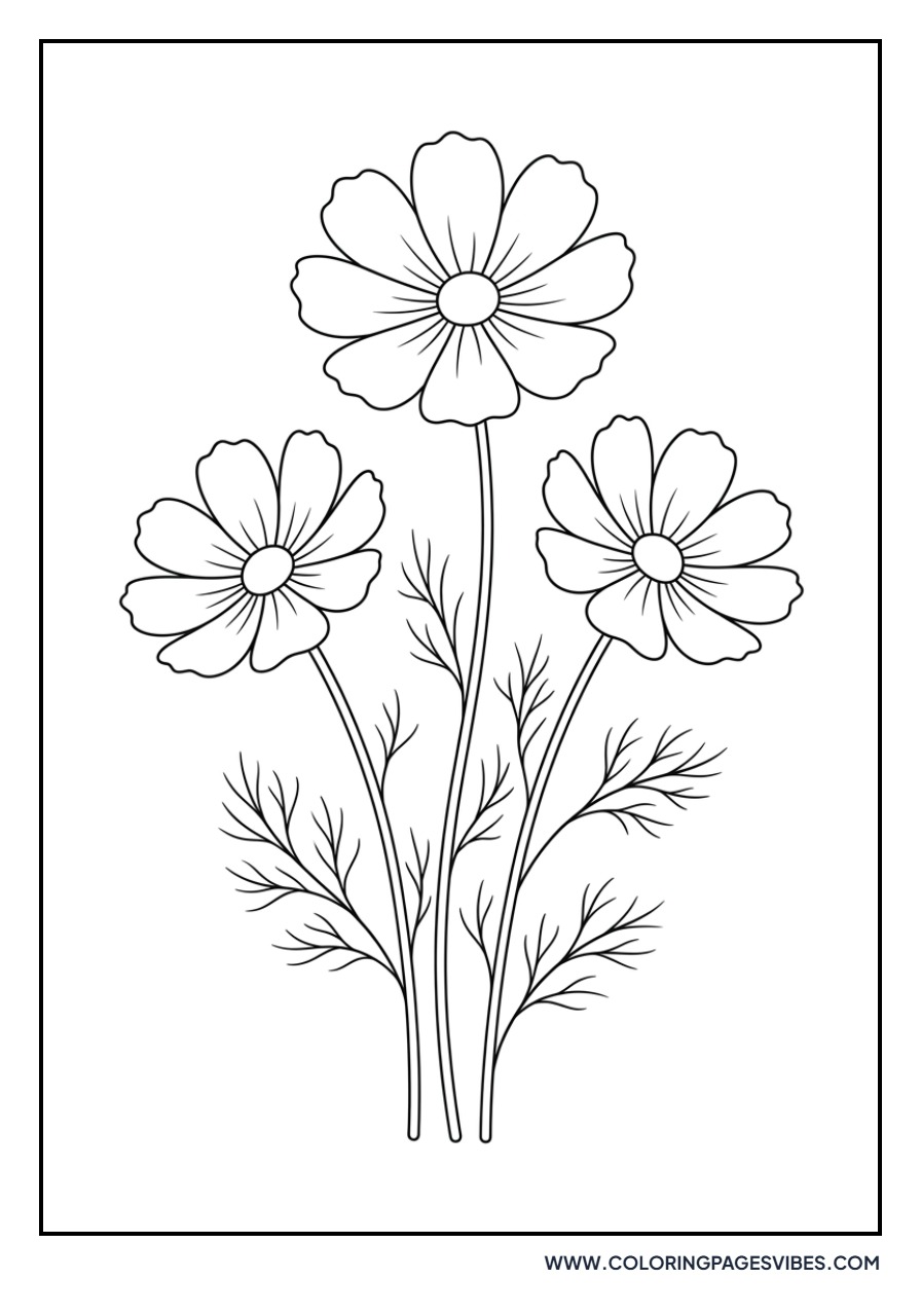 Cosmos Wildflower