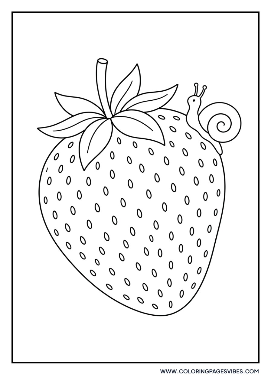 Snail on a Strawberry