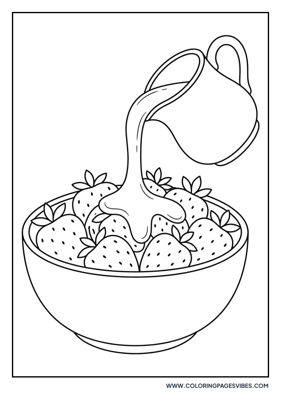 Strawberry and Cream Bowl