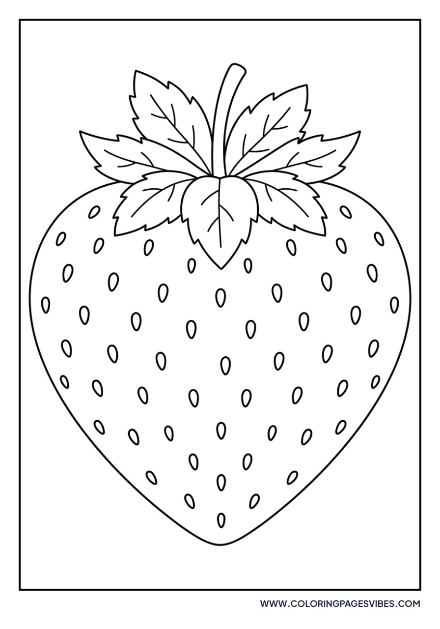 Strawberry Heart Shape