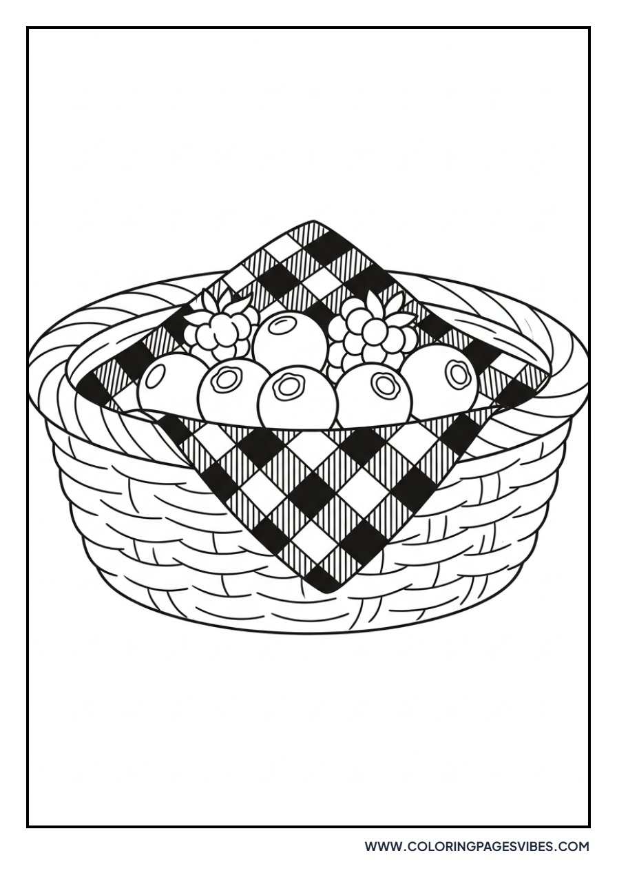 Strawberry Picnic Basket
