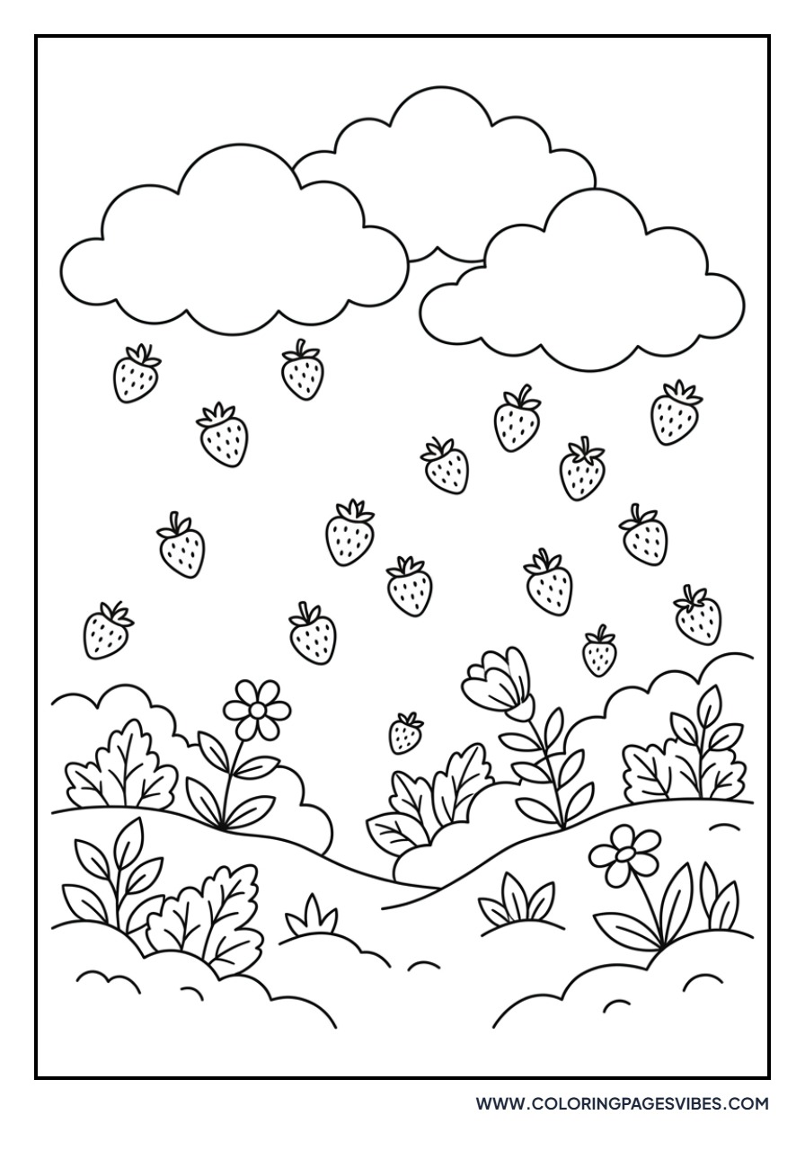 Strawberry Rain Clouds