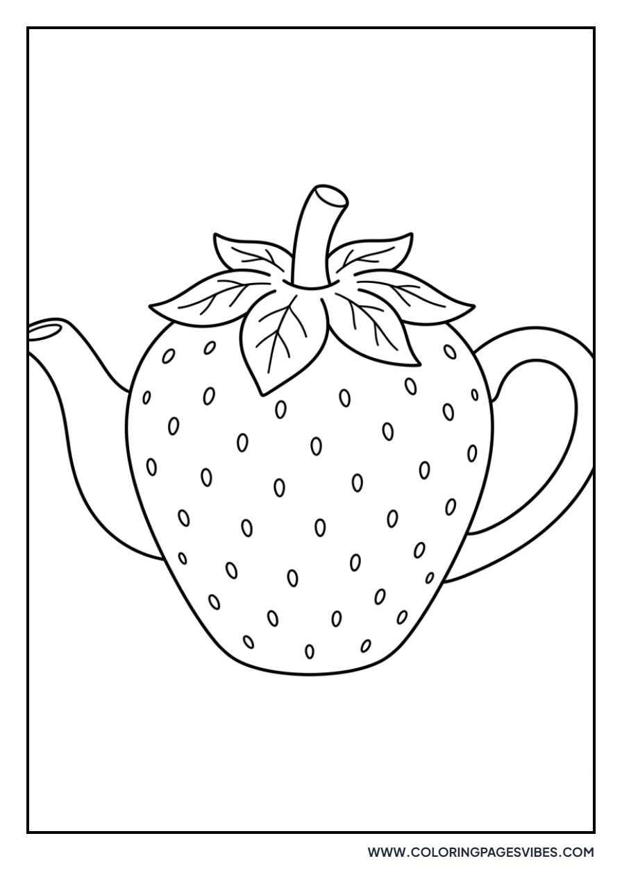Strawberry Teapot