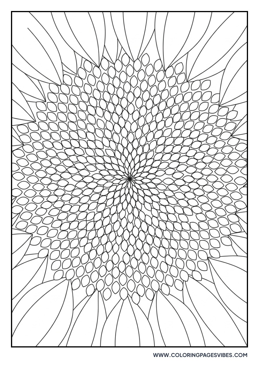 Sunflower Seed Pattern