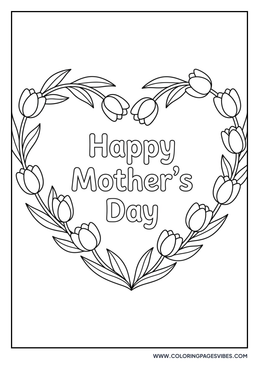 Mother's Day Tulip Card
