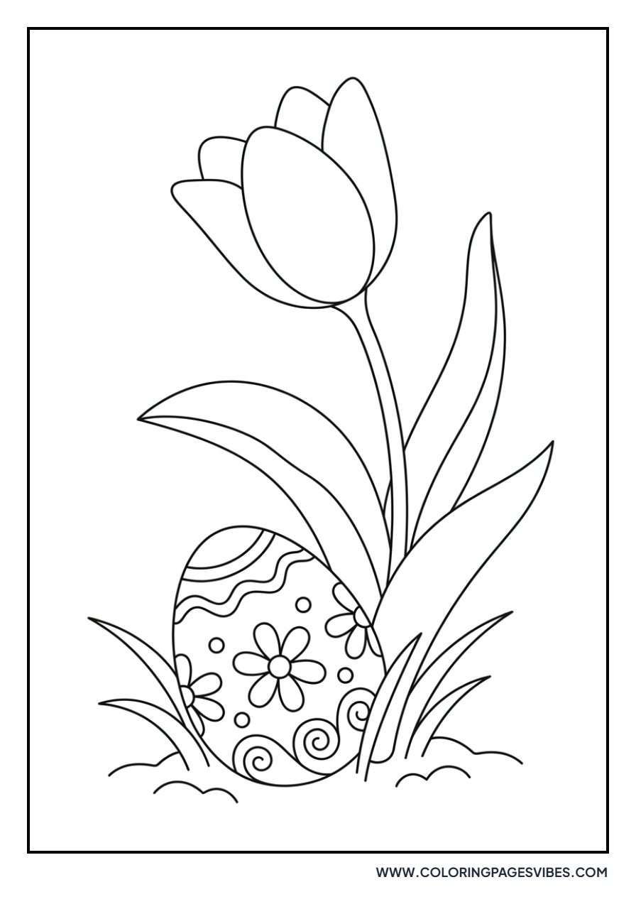Tulip and Easter Egg