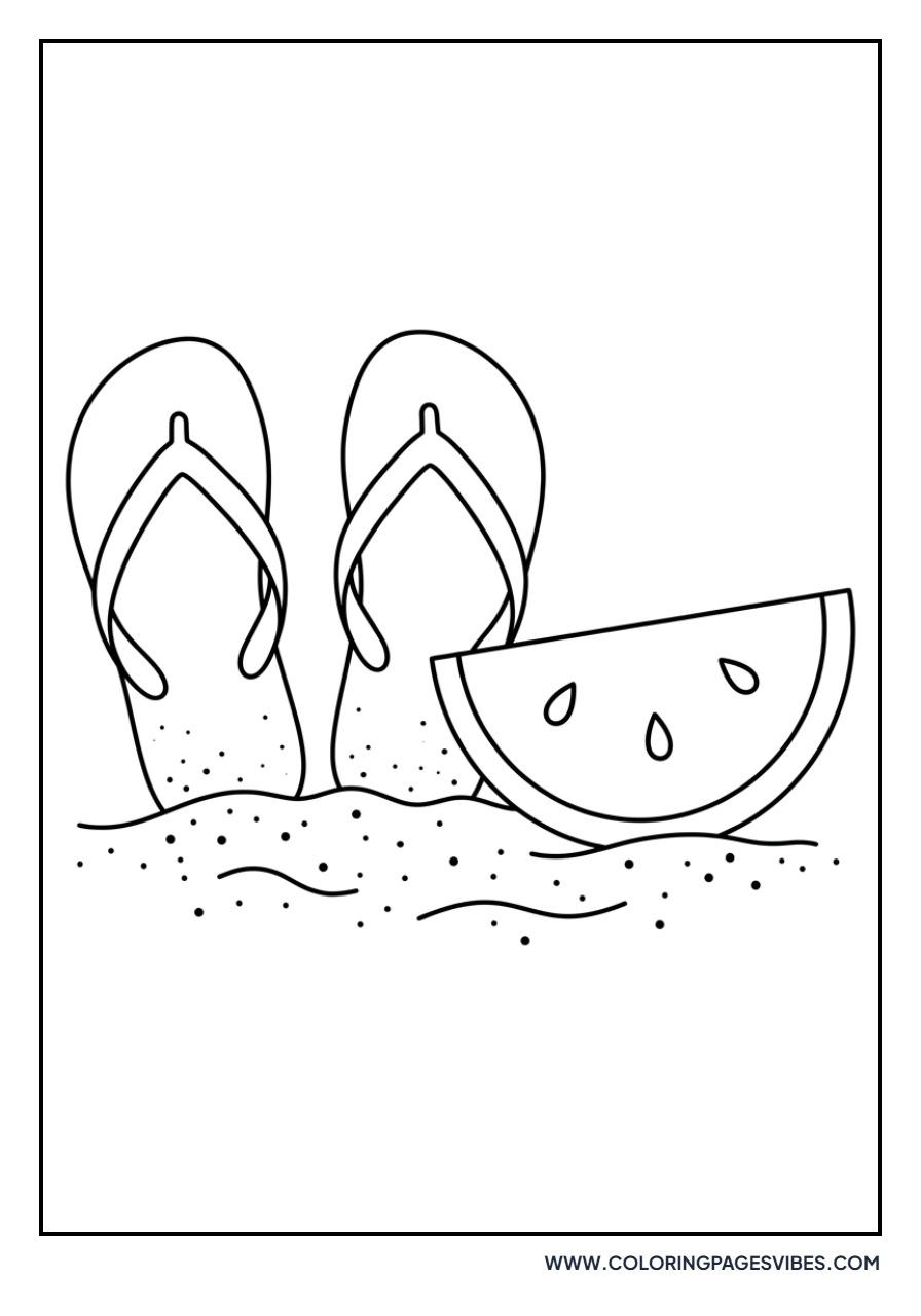 Watermelon and Flip Flops