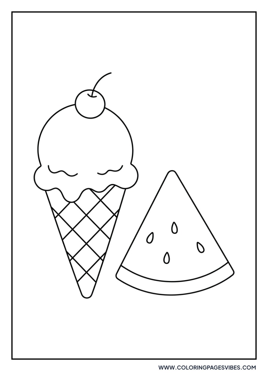 Watermelon and Ice Cream