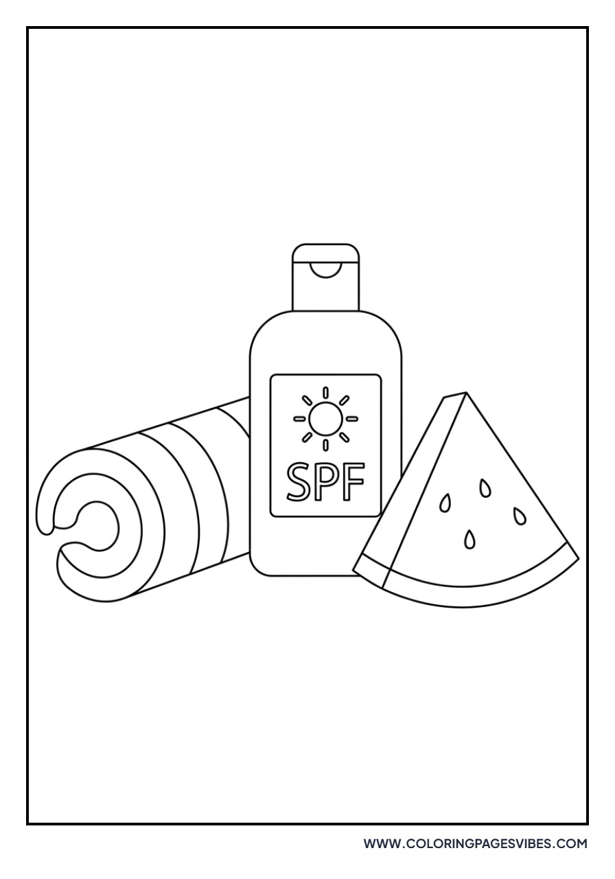 Watermelon and Sunscreen