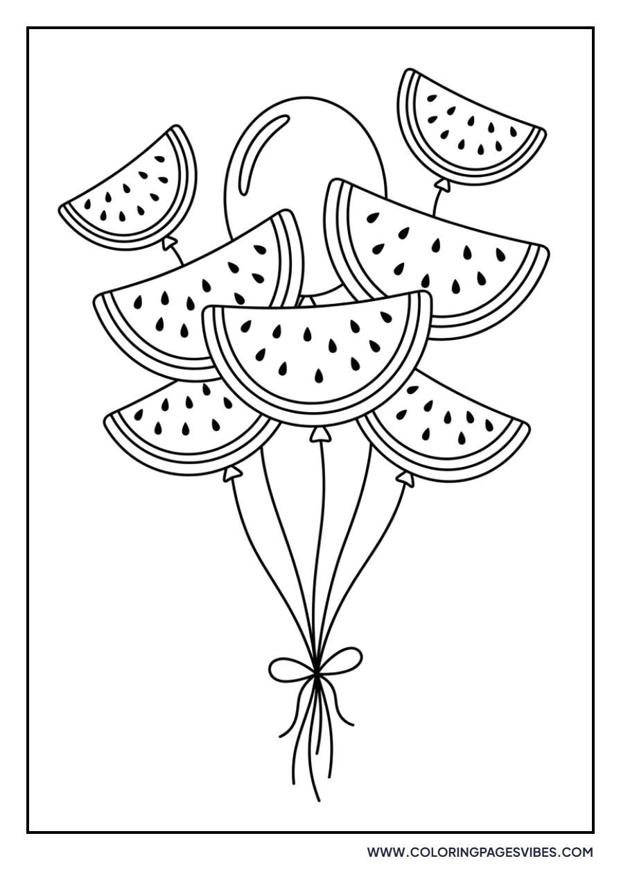 Watermelon Balloons