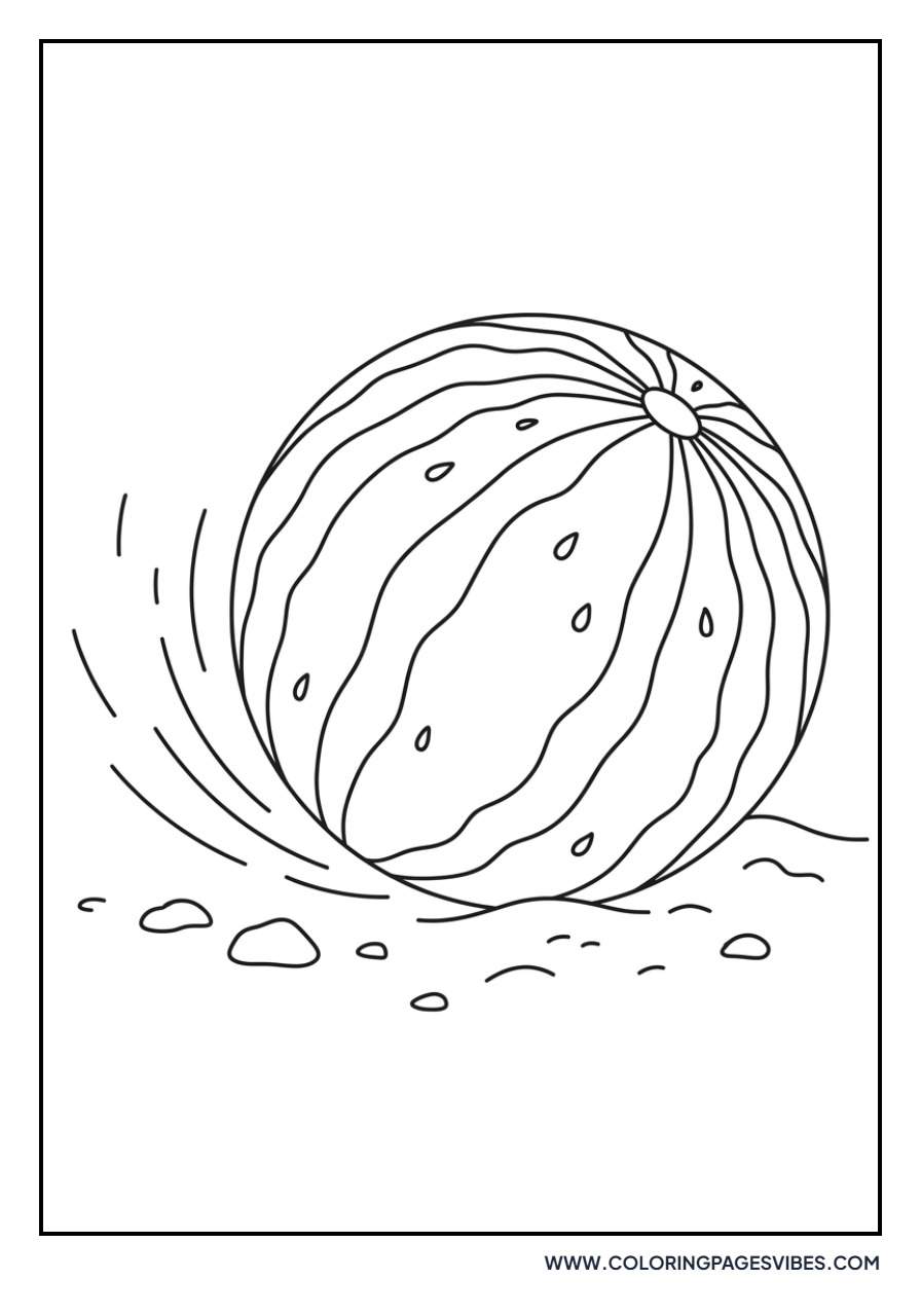 Watermelon Beach Ball