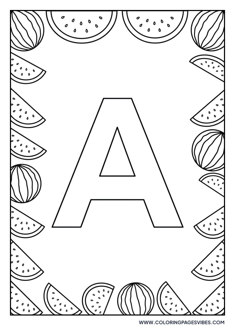 Watermelon Border Frame