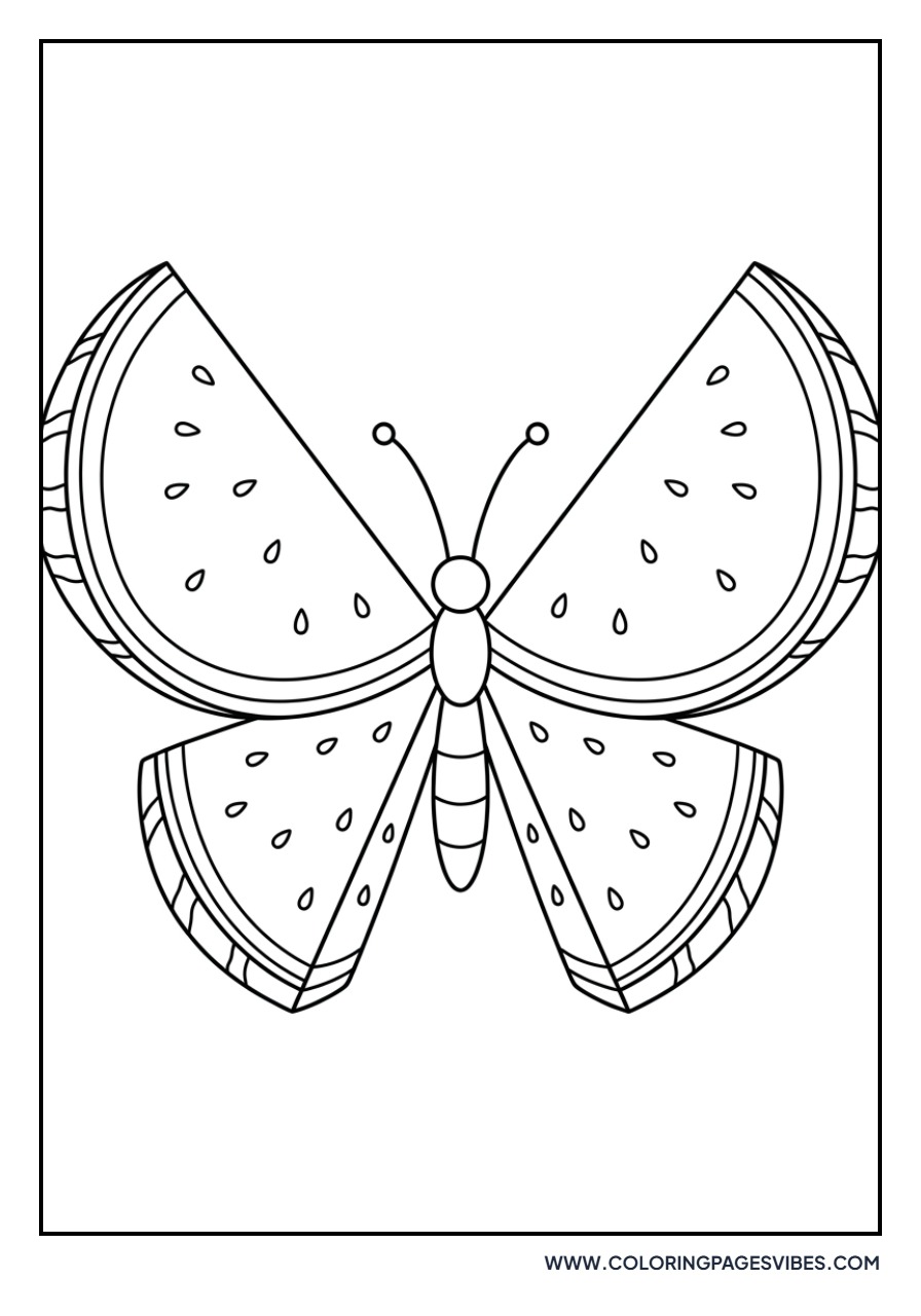 Watermelon Butterfly