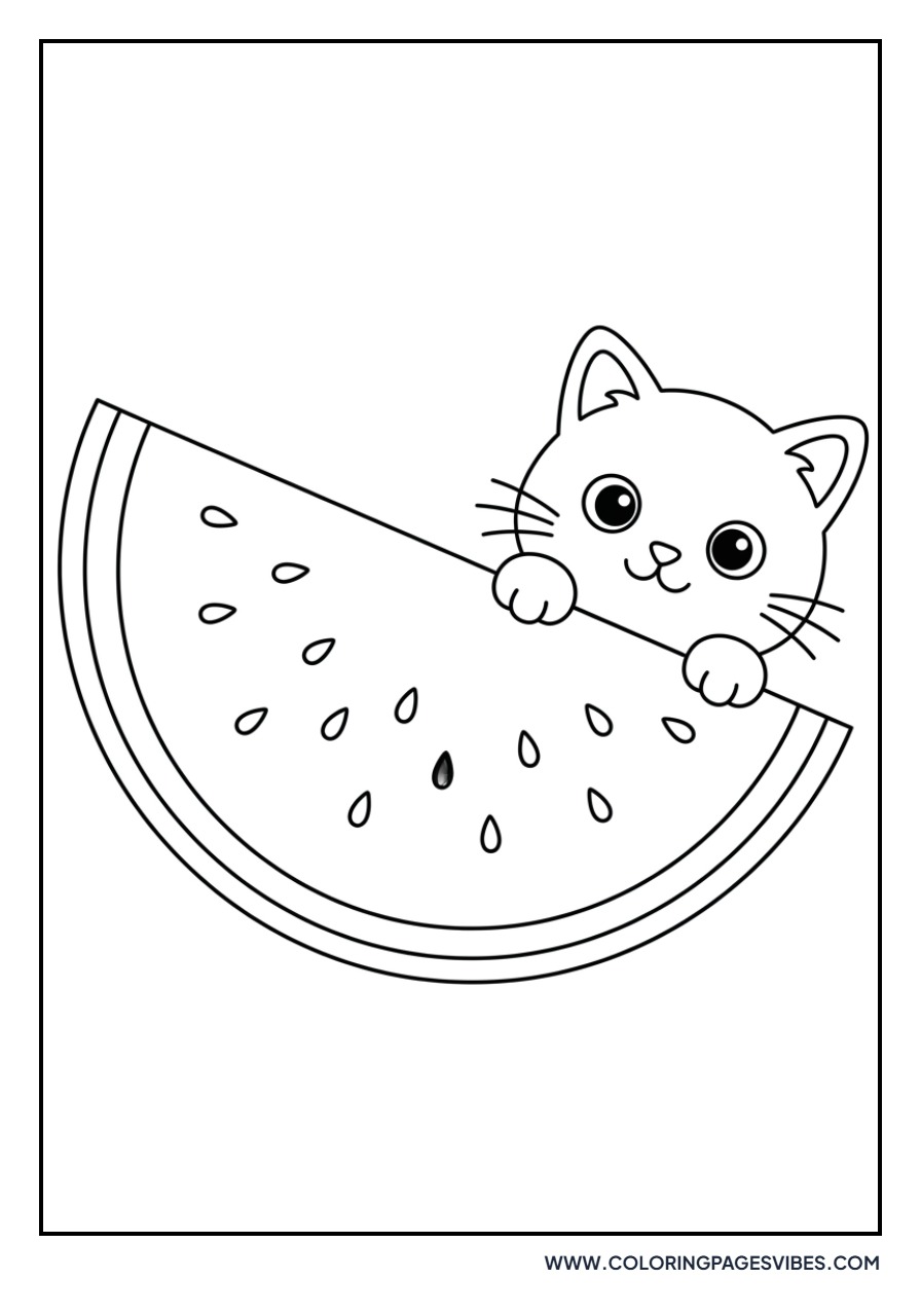 Watermelon Cat
