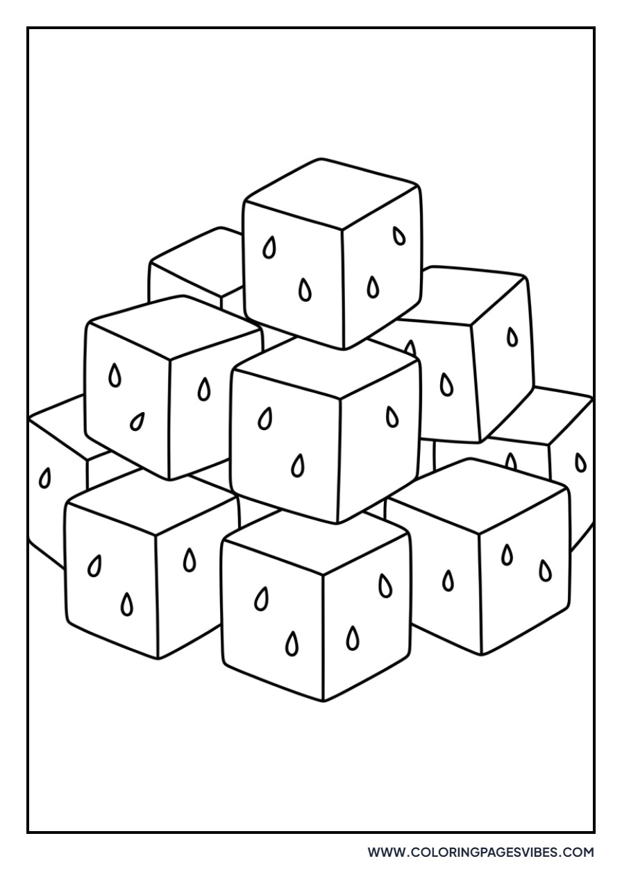 Watermelon Cubes