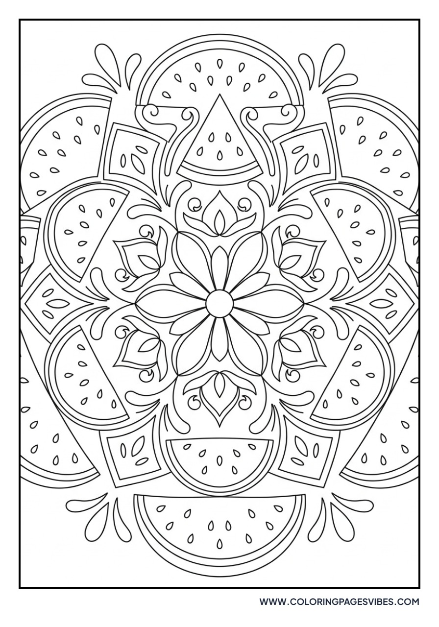 Watermelon Mandala