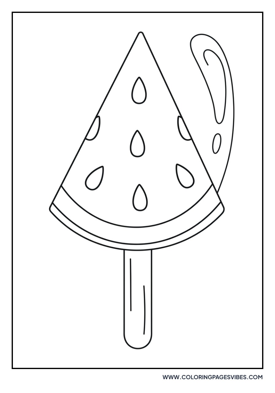 Watermelon Popsicle