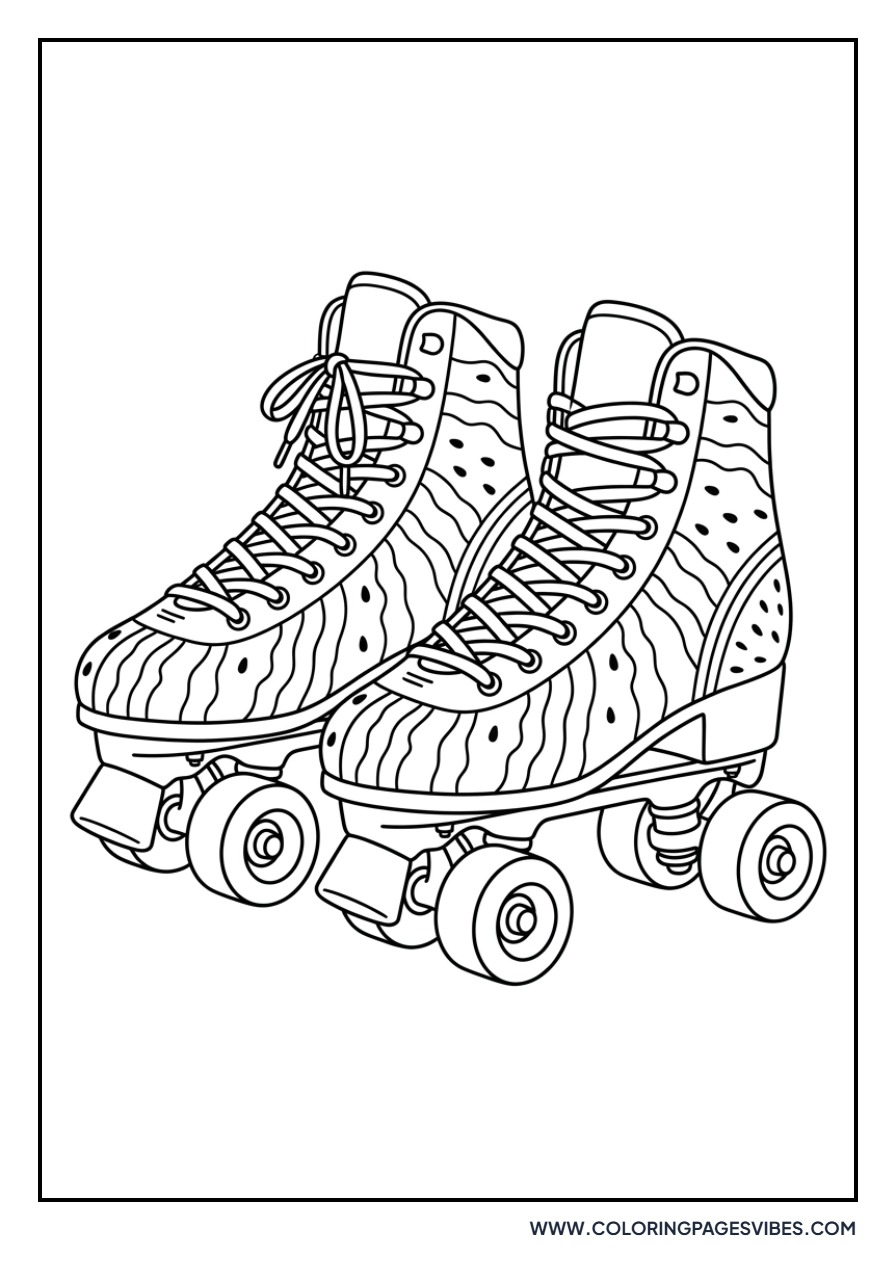Watermelon Roller Skates