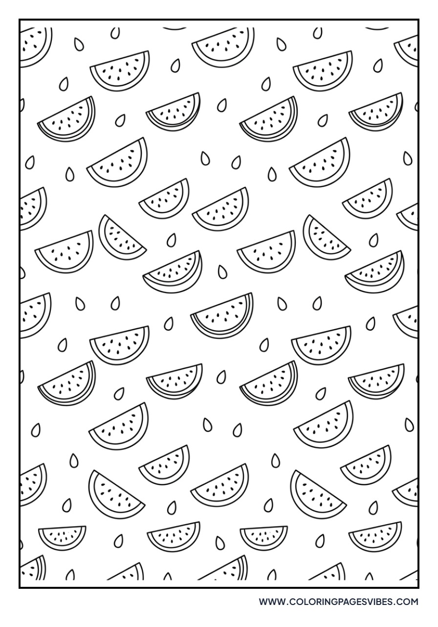 Watermelon Seed Pattern