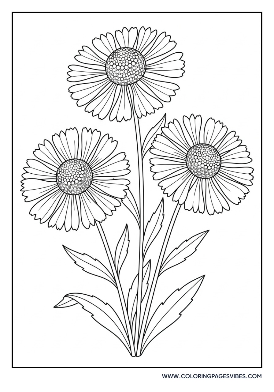 Sneezeweed Flower