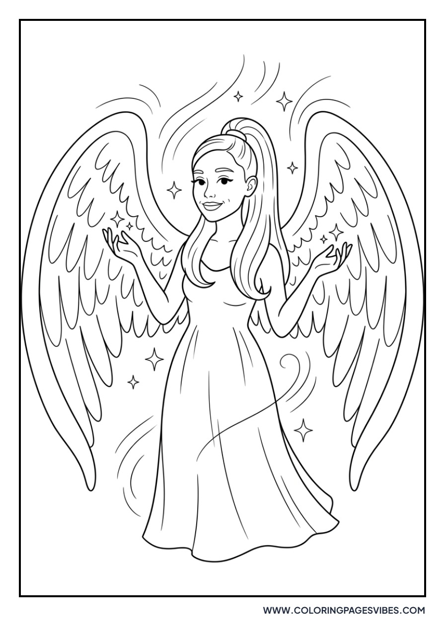 Ariana Grande as an Angel