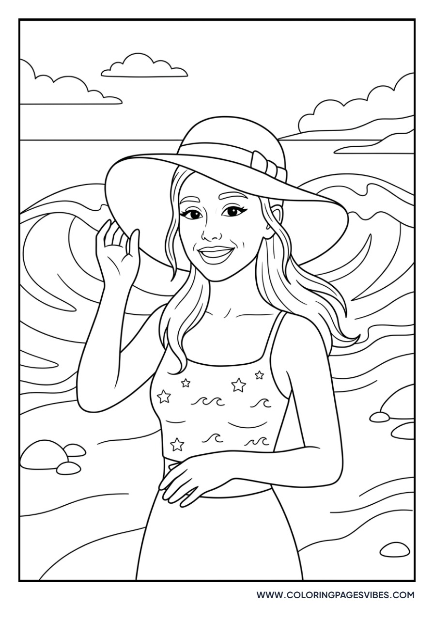 Ariana Grande Beach Day