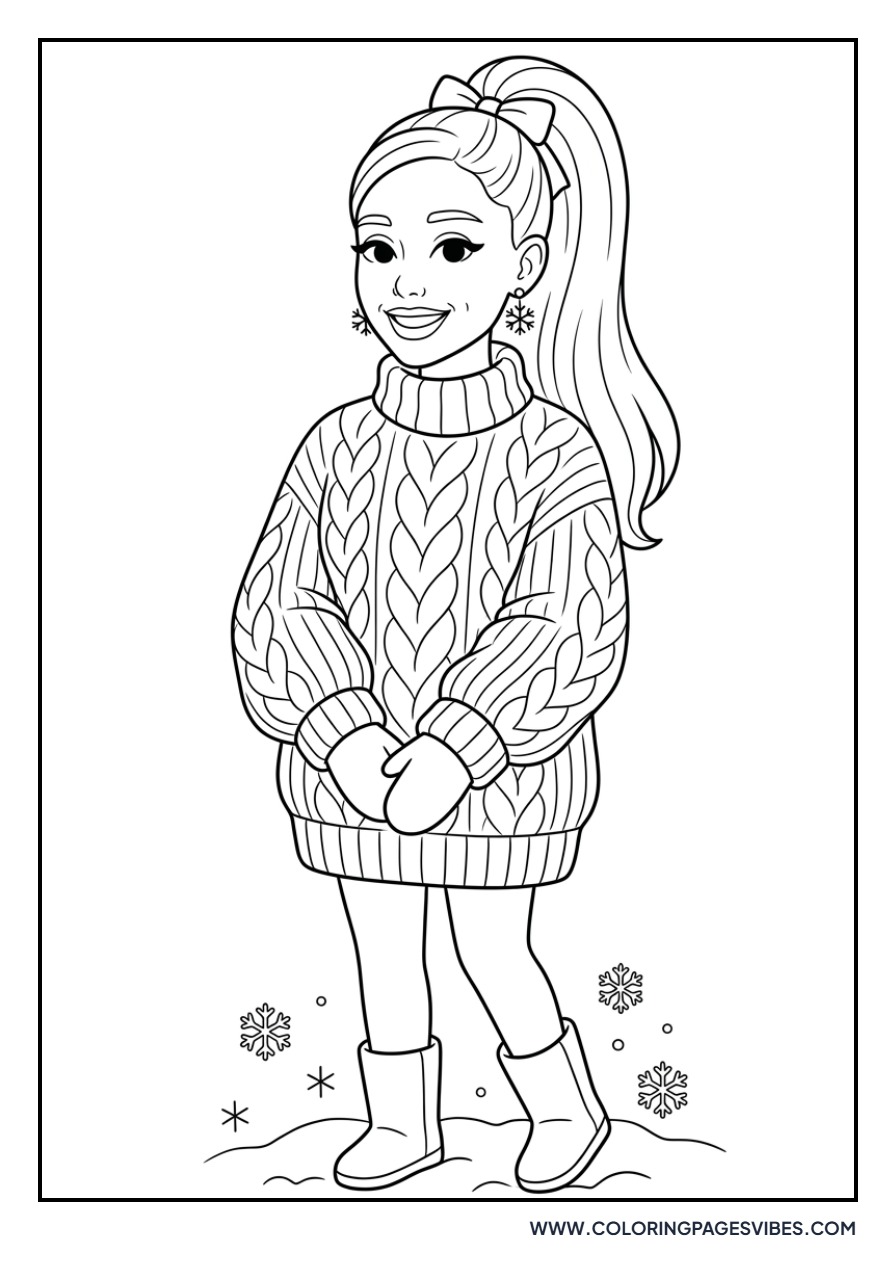 Ariana Grande Cozy Sweater