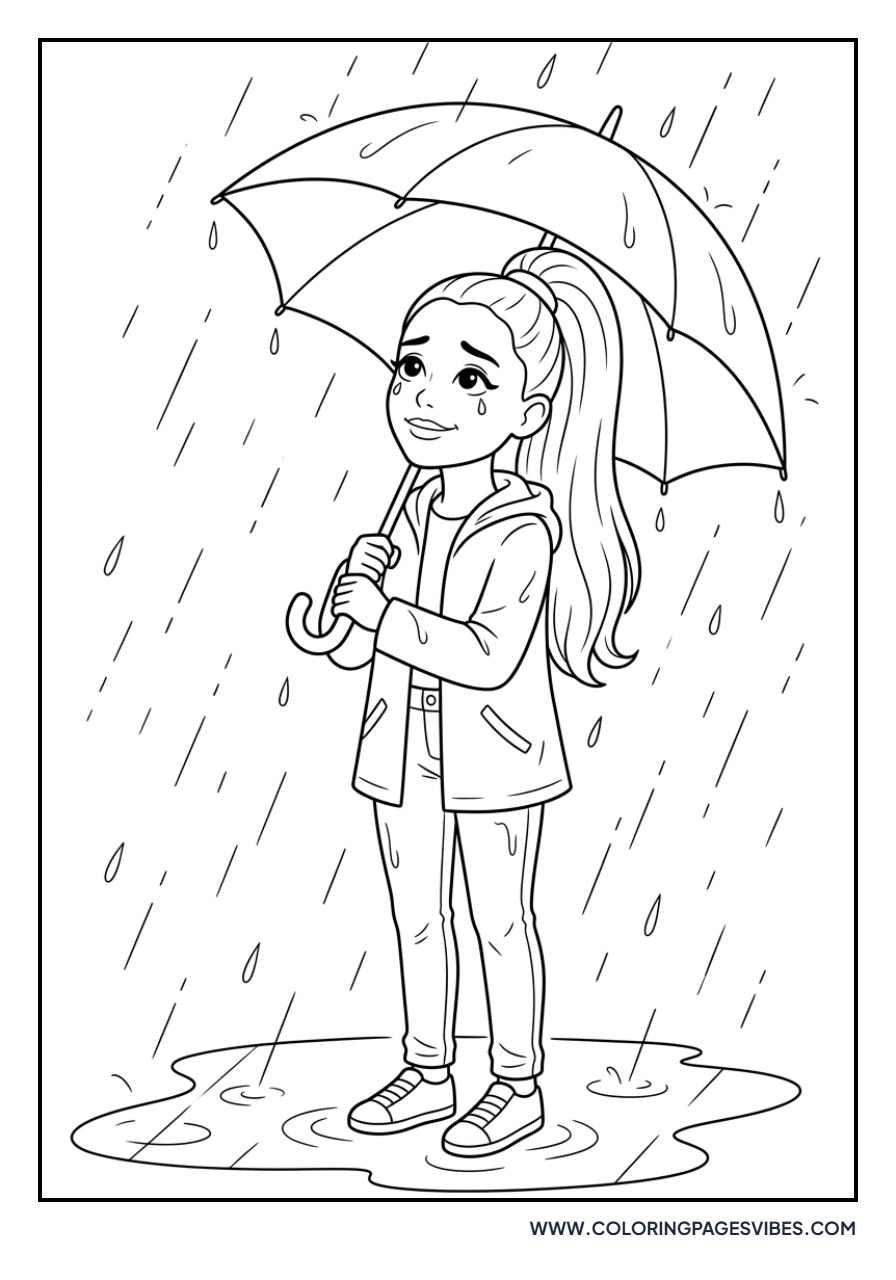 Ariana Grande in Rain