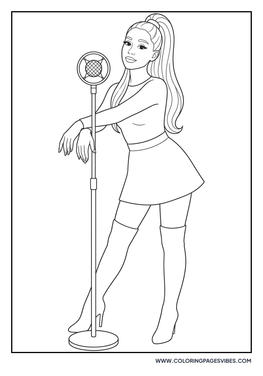 Ariana Grande Microphone Stand