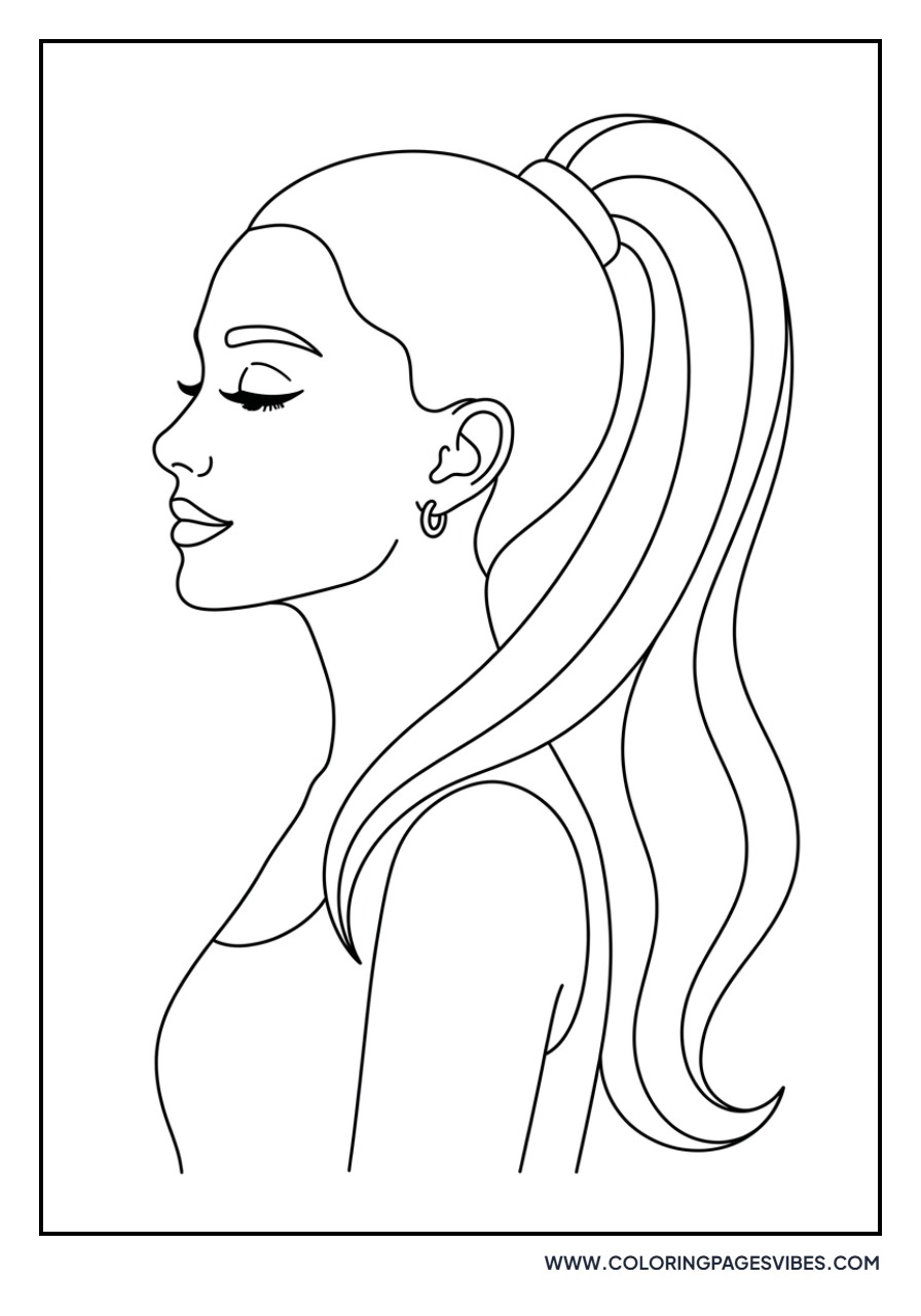 Ariana Grande Profile View