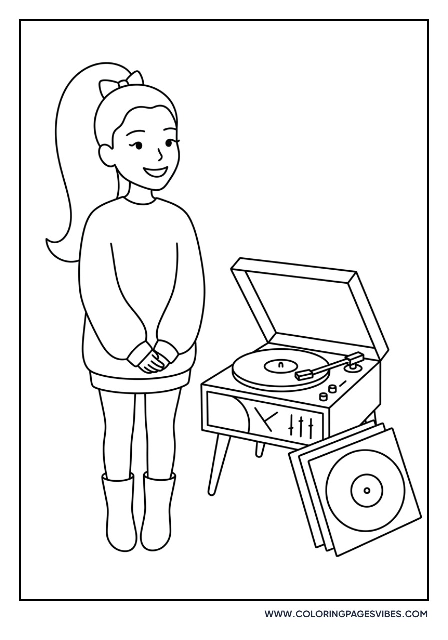 Ariana Grande Record Player