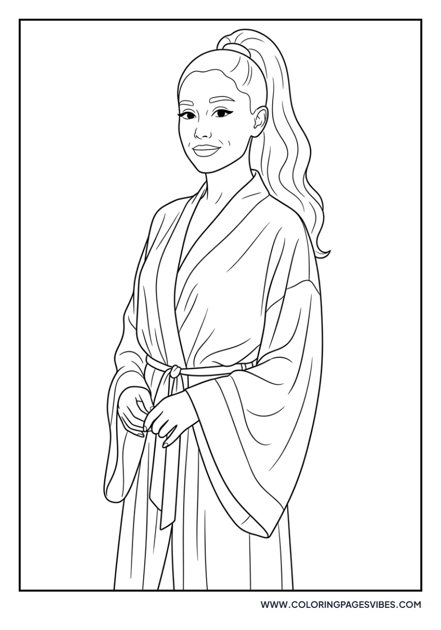 Ariana Grande Silk Robe