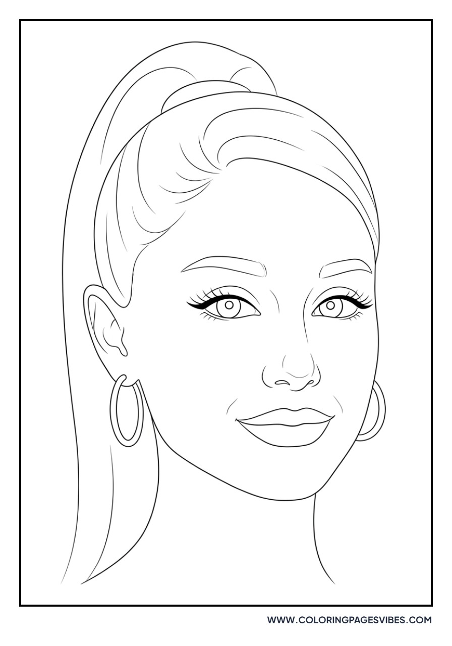 Ariana Grande Sketch Portrait