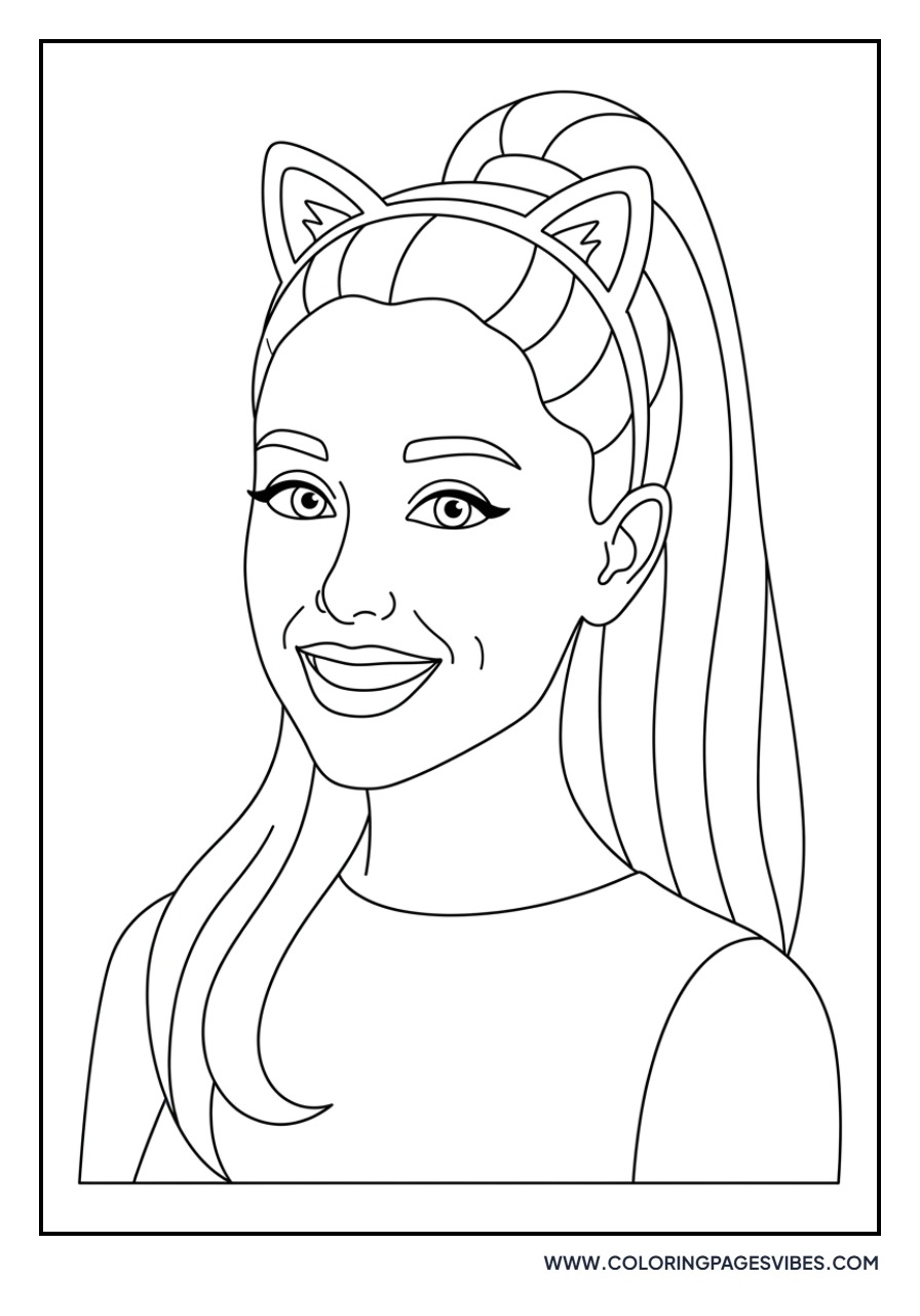 Ariana with Cat Ears
