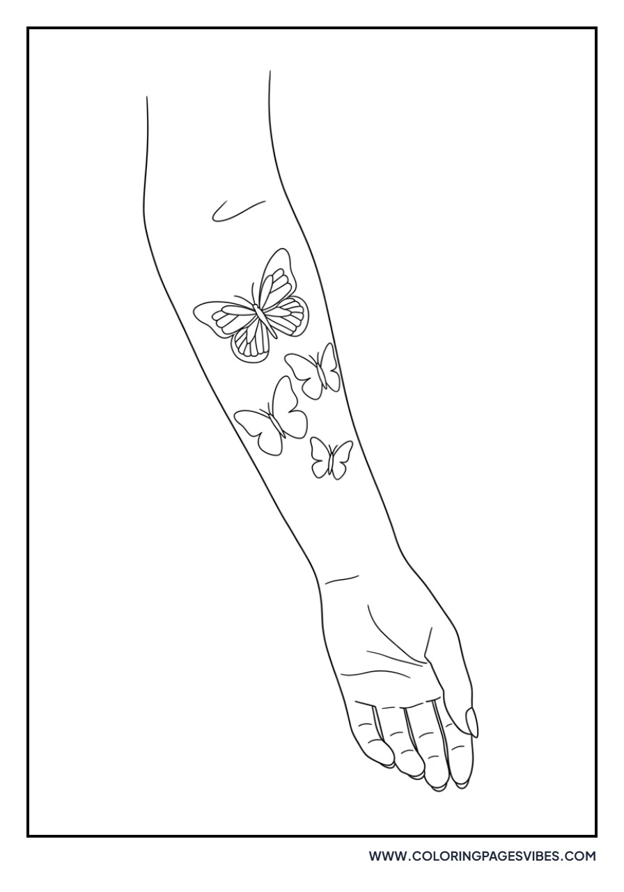Ariana's Butterfly Tattoo
