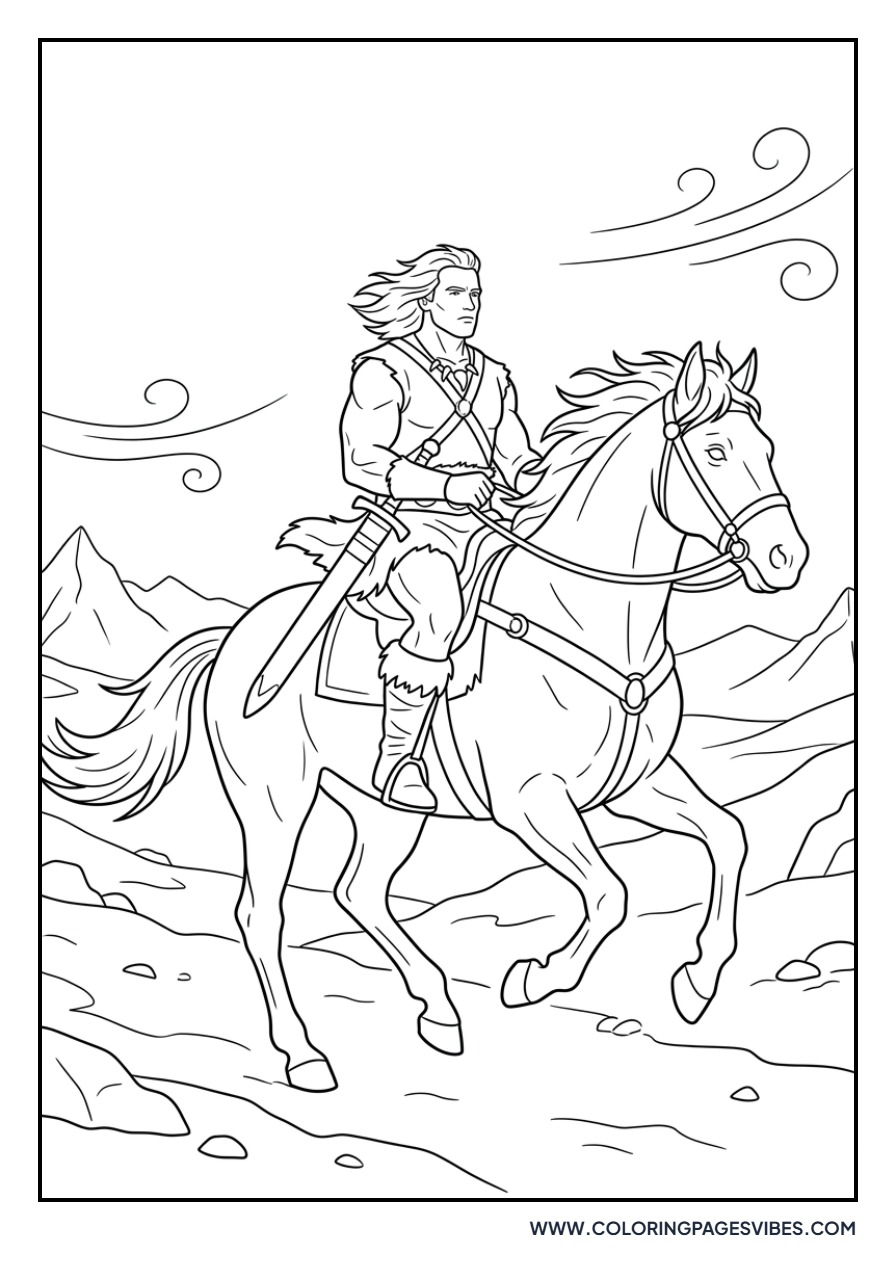 Arnold Riding a Horse