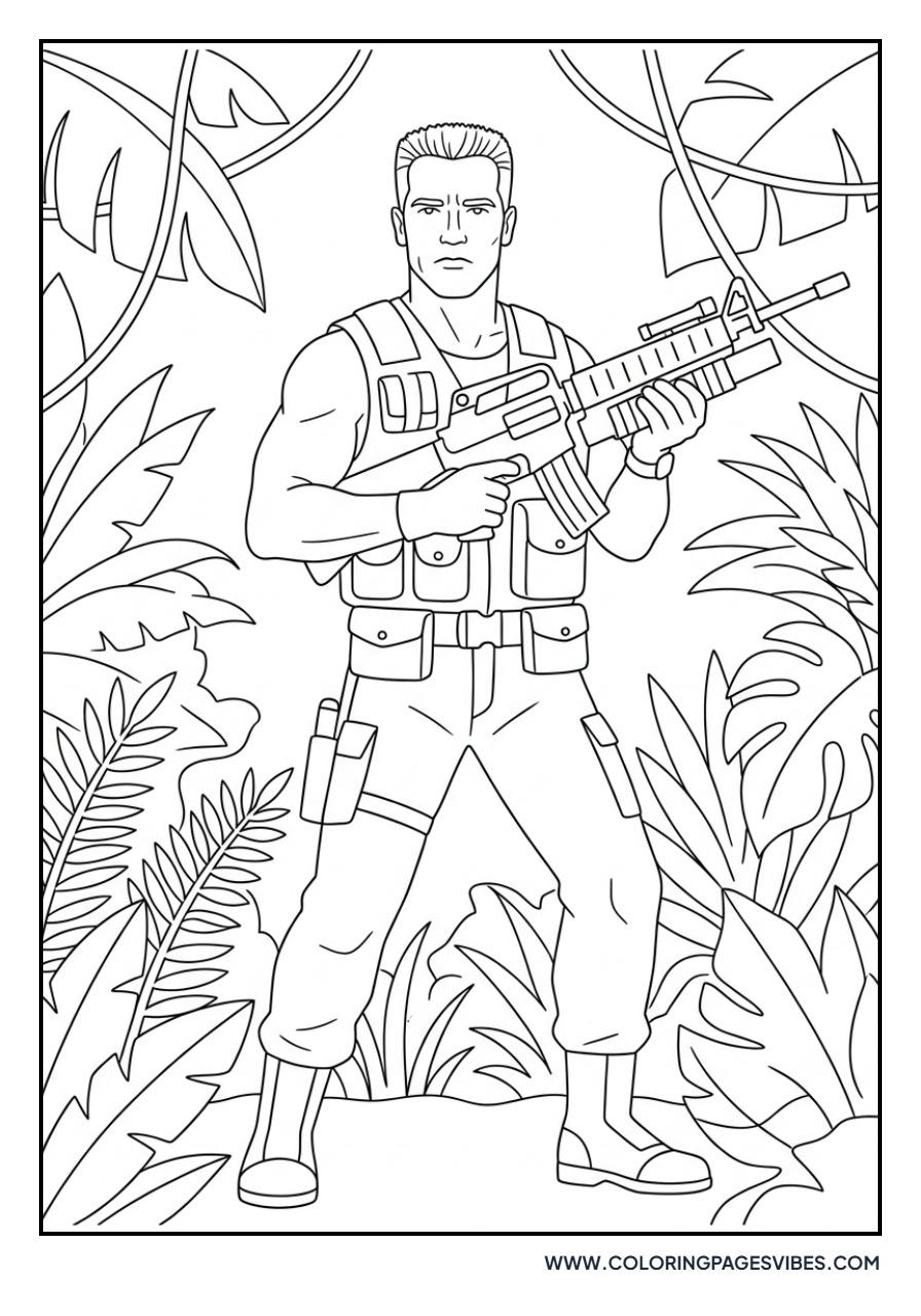 Dutch from Predator in Jungle