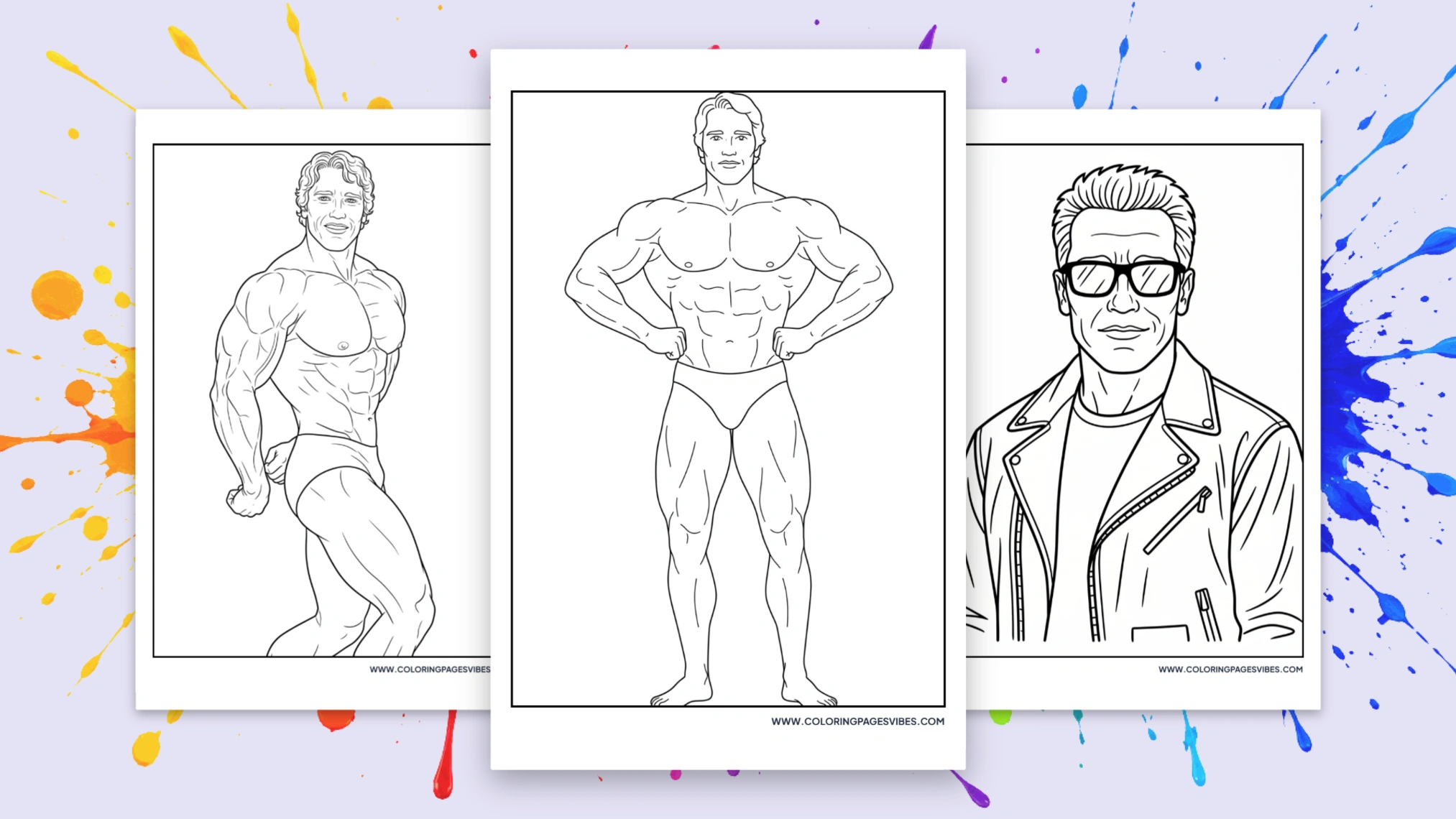 42 Arnold Schwarzenegger Coloring Pages (Printable PDFs)