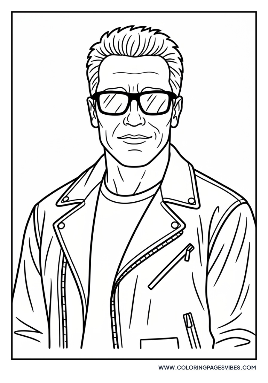 The Terminator T-800 Portrait
