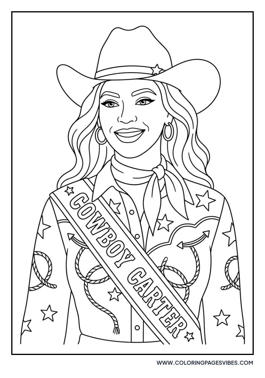 Beyoncé in Cowboy Carter Hat