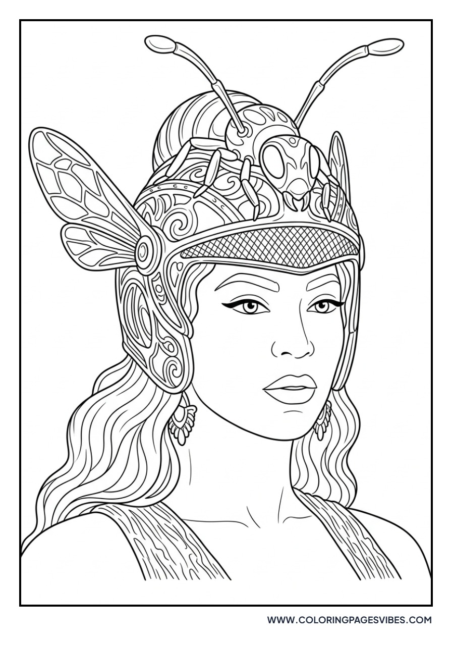 Renaissance Bee Headpiece