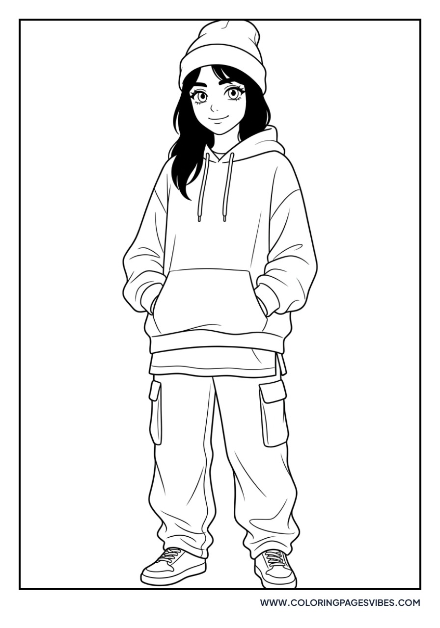 Billie Eilish Anime Style
