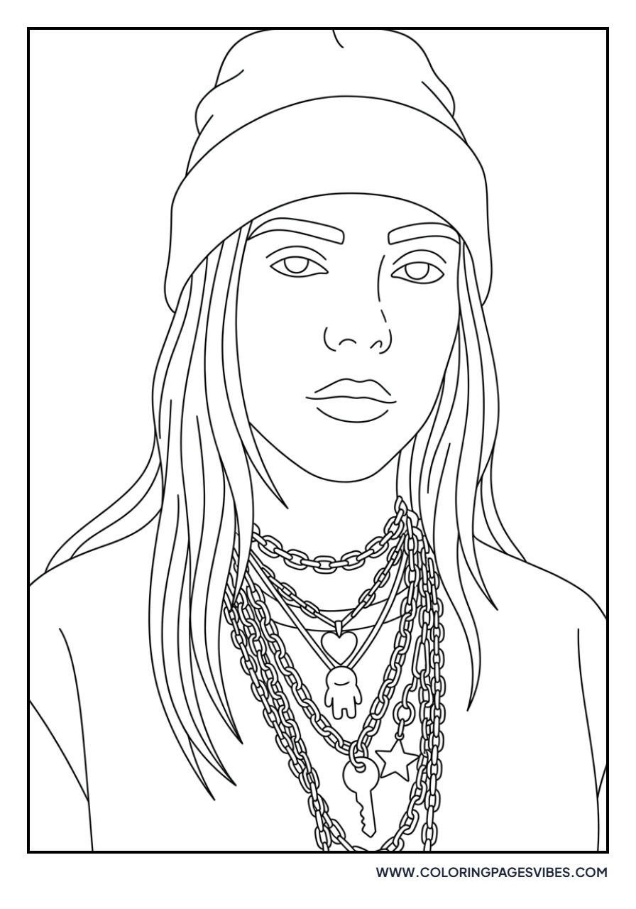 Billie Eilish Layered Chains