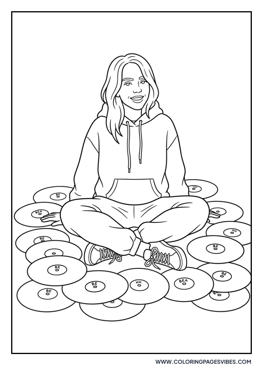 Billie Eilish Lounging