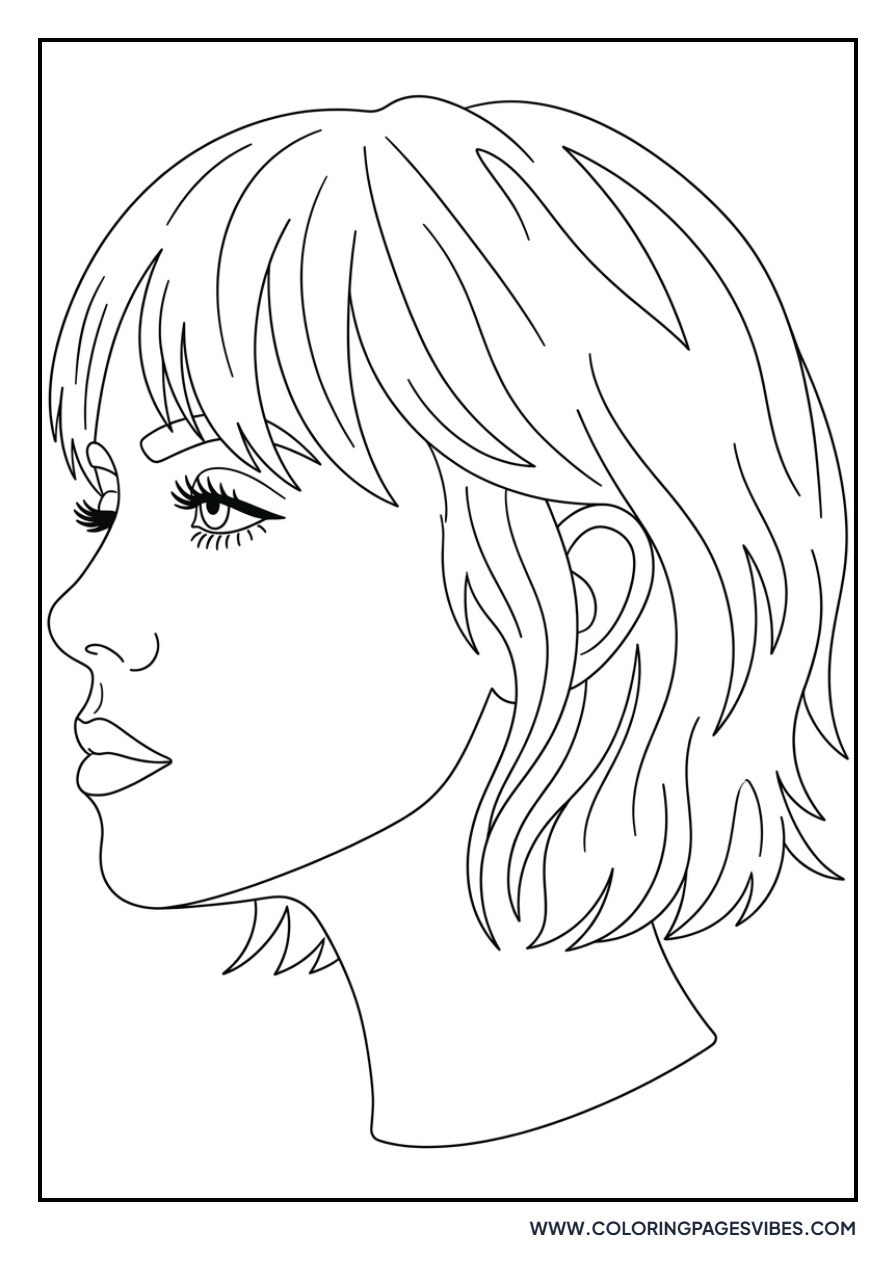 Billie Eilish Profile Sketch