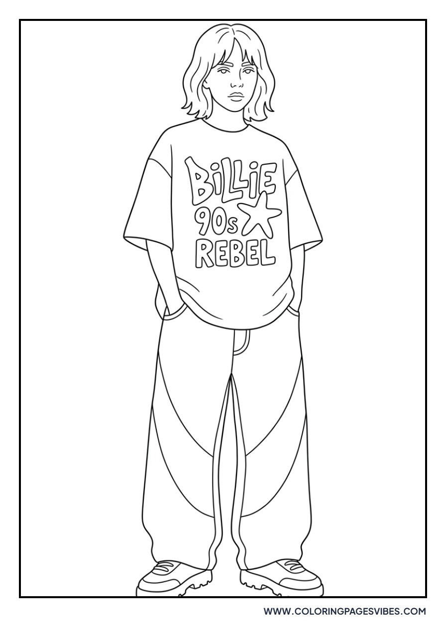 Billie Eilish Retro 90s